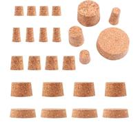 VALICLUD 50 pièces Bouchons de Bouteille Liège Ensemble Couvercles de Scellement pour Vin Bière et Autres Types de Bouteilles pour Restaurants et Événements
