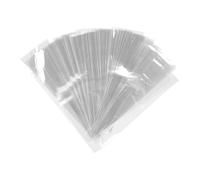VALICLUD 50 Pièces D'emballage De Bouquet Manche Rose Unique Manche Unique Manche Fleur Unique Seul Petit Mariage Fleuriste Floral Clear Pour Les Bouquets Gris Foncé Plastique