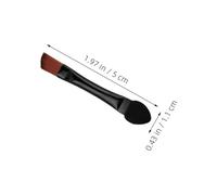 VALICLUD 50 Pièces Dual Ended Disposable Makeup Brushes Angled Eyebrow Eyeshadow Brush Travel Friendly Portable Beauty Tool For Precise Brow Shaping And Eye Shadow Blending