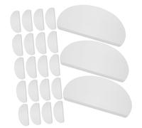 VALICLUD 50 Pièces Frange étanche écran facial clair écran facial pour la coupe de cheveux Bouclier de sourcils pour la masques réutilisables écran de protection faciale PVC