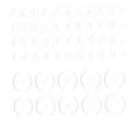 VALICLUD 50 Pièces Joints De Boucle D'oreille En Silicone Small Bounk Backs Boucle D'oreille De Sécurité Backings De Boucle D'oreille Boucles D'oreilles Sécurisées Gel De Silice Blanche