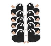 VALICLUD 50 Pièces Mini Clips Forme de Cœur pour Photos et Mémo Pinces Décoratives de Accessoires pour Mariages et pour Affichage Photo et Notes