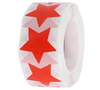 VALICLUD 500 Autocollants de Bronzage Perforés D'étoile Rouges, Auto-adhésifs pour Corps, Accessoires Bronzage pour Bain de Soleil, Usage Corporel et Activités Plein Air