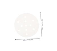 VALICLUD 500 pièces Steamer Liners Paper Mats For Kitchen Non Stick Wood Pulp Round Steamer Paper Skid Steam Basket Liners For Healthy Cooking Dim Sum And Vegetables