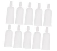 VALICLUD 50pièces Flacons Plastique Transparent Avec Pipette Et Bouchon Entonnoir Pour Huiles Essentielles Et Design Étanche Réutilisables