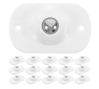 VALICLUD 52 Pièces Roulettes Pivotantes Autocollantes pour Meubles et Électroménagers Roulettes Sans Perçage Mini à Billes pour Mobilité Facile et Réorganisation à Domicile