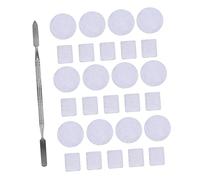 VALICLUD 56pièces Palette Métal Autocollant Outil Maquillage Magnétique Sticker Poudrier