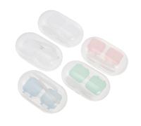 VALICLUD 5Ensembles Boîte de Rangement pour Lentilles de Contact de Cas Poussière Portable pour Voyager Couleur Mixte de Stockage pour Lentilles