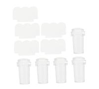 VALICLUD 5ensembles Vernis à Ongles Tampon à Transfert pour Nail Art et Manucure DIY Racloirs Transparents Fournitures de Manucure