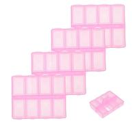 VALICLUD 5pièces Boîte De Rangement Pour Organisateur De Voyage Hermétique Étui Portable Avec Compartiments Pour Maison Déplacements