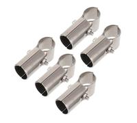 VALICLUD 5pièces Connecteur De Tringle à Rideaux Rallonges Bidirectionnelles Lot pour Penderie Fixation Murale