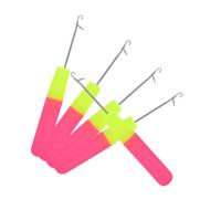 VALICLUD 5pièces Crochet Aiguille pour Mèches à Tresser Jumbo Support à Tresser Pré-étiré Tresses Bulles et Dreadlocks Crochet pour Locks Cheveux