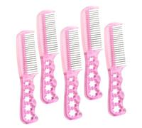 VALICLUD 5pièces Peignes à Perruque Acier Antistatiques Lot pour Coiffage Facile Prévention des Nœuds Usage Quotidien et Occasions Spéciales