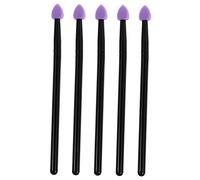 VALICLUD 5Pièces Pinceaux de Maquillage Silicone Créatifs pour Yeux Brosse Professionnelle pour Fard à Paupières et Masque Visage Facile à Nettoyer et Réutilisable