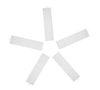 VALICLUD 5pièces Sac Rangement Perruque Transparent Avec Crochet Sac Suspendu Pvc Étanche Pour Extensions Cheveux Support Extension Cheveux Résistant à Usure Pour Voyage Et Affichage