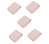 VALICLUD 5pièces Trousse à Maquillage Portable avec Miroir Mini Pochette à Lipstick pour à Main Étui Cosmétique Pratique Et Mignon