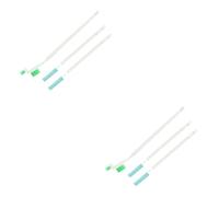 VALICLUD 6 Ensembles Ensemble De Broussailles En Tasse Nettoyage Bouteille Petit Goupillon Ménager Brosse Nettoyant Kit De Brosse à Écart Nettoyeur De Rainure Blanche Plastique