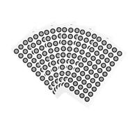 VALICLUD 6 Feuilles Marqueurs Réfléchissants pour Scanner Points de Référence Précis Film Réfléchissant Marqueurs de Positionnement Compacts et pour Numérisation