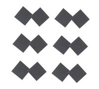 VALICLUD 6 paires Coussinets Antidérapants pour Chaussures Talons Hauts Autocollants Carrés Protecteurs Semelles Résistants à Usure Noirs Adhérence Renforcée pour Marche Sûre