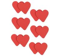 VALICLUD 6 paires Protège-semelles Antidérapantes Cœur Rouge pour Chaussures à Talons Femme Autocollants Durables Anti-usure pour Meilleure Adhérence et Confort