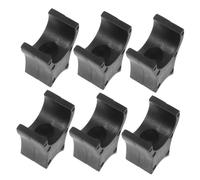 VALICLUD 6 Pièces bloc de support pour soutien stabilisateur remplacement module d'assistance pour renfort pour plastique ABS Noir