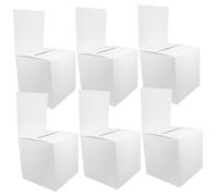 VALICLUD 6 pièces Boîte à Tirage Multi pour Collecte de Dons Urne à Bulletins Rangement Solide et Transparent pour Événements Festifs