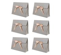 VALICLUD 6 Pièces boite étui à nœud Arcs le coffret étui pour cas présent Papier Gris