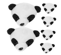 VALICLUD 6 pièces Broche Peluche Panda Pin Décoratif Cartoon Doux pour Fille Accessoire Mignon pour Sac et Vêtement Cadeau Garçon Fille Anniversaire