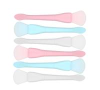 VALICLUD 6 Pièces Cuillère à Brosse Masque Pour Le Visage Multifonctionnel Simple Silicium Soin Du Visage Masque Facial Outil Réutilisable Masque à Double Usage Gel De Silice