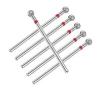 VALICLUD 6 Pièces Forets à Ongles Diamant Embouts Boule pour Perceuse Électrique Outils de Polissage et Nettoyage des Cuticules pour Manucure Professionnelle