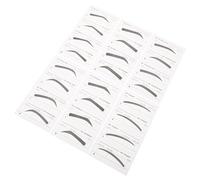 VALICLUD 6 pièces Kit Sourcils Pochoir Jetable Modèles Variés pour Maquillage Précis Papier Pratique et Confortable pour Femmes Recherchant Rapidité et Facilité