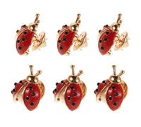 VALICLUD 6 Pièces Lot de Broches Miniatures Insectes pour Vêtements Broches Créatives pour Foulards et Revers Accessoires Femme Légers