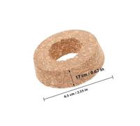 VALICLUD 6 pièces Lot de Couvercles Liège avec Trou Central pour Vases Verre Hydroponiques Bouchons Tapered pour Plantes Dintérieur et Terrariums