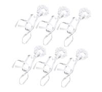 VALICLUD 6 Pièces Lot de Élastiques à Blancs Accessoires Élégants et Filles