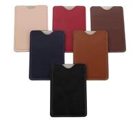 VALICLUD 6 Pièces Lot de Protège-Cartes RFID Anti-vol PU Étuis pour Cartes Bancaires et Noms Protection NFC Renforcée pour Portefeuille et Poche