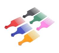 VALICLUD 6 pièces Peignes Coiffure Larges Plastique Peignes Démêlants à Dents Longues pour Coiffage et Salons Mixte