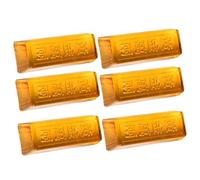 VALICLUD 6 pièces Simulated Brick Set Creative Citrine Decorative Bars for Interior Decoration Lightweight Multifunctional Paperweight and Home Office Feng Shui Ornament