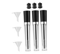 VALICLUD 6 Pièces Tube Mascara Vide Refillable avec Entonnoirs pour Maquillage Yeux et Rangement Lèvres Conteneurs Cosmétiques pour Femmes Bouteilles de Cils Rechargeables