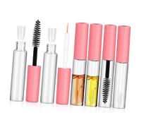 VALICLUD 6 pièces Tubes de Mascara Vides avec Baguettes Transparentes Réutilisables pour Maquillage des Yeux Volume Cils Contenants Rechargeables pour Mascara Eyeliner et Gloss à Lèvres