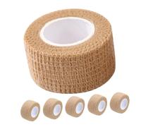 VALICLUD 6 Rouleaux Ruban antidérapant pour pieds de table et de chaise bande de sport film adhérent bandage pour le pouce ruban tissu non tissé Khaki