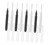 VALICLUD 60 Pièces Brosse à Sourcils Micro Mini Applicateurs de Lamination pour Cils et Sourcils avec Capuchon Outils de Maquillage de Voyage pour Extensions de et Cils Noir Blanc