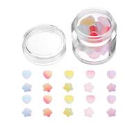 VALICLUD 60 pièces DIY Nail Art Slices Stickers Caoutchouc Souple pour Décoration Ongles Coques Téléphone et Aimants Réfrigérateur Accessoires Créatifs pour Manucure