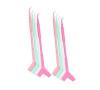 VALICLUD 60 pièces Kit Rehaussement Cils Y Plastique Ergonomique Outil Cosmétique pour Lifting et Extension de Cils Brosse Semi Arc Pratique pour Usage Professionnel et Couleur Aléatoire