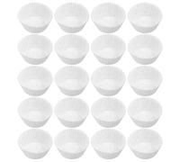 VALICLUD 600 Pièces Caissettes à Cupcakes Papier Blanc Résistant Graisse Moules à Muffins Antiadhésifs pour Pâtisserie Anniversaires et Mariages Faciles à Utiliser et à Conserver