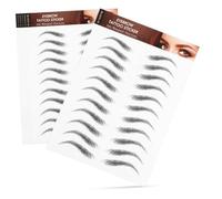 VALICLUD 6feuilles Autocollants Pour Sourcils Réalistes Faux Sourcils Transferts De Autocollants De Maquillage De Toilette Temporaires