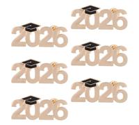 VALICLUD 6pcs Épingles de Remise de Diplôme en Alliage de Zinc, Design Élégant et Commémoratif, Épingles pour Sac à Dos, Souvenirs Scolaires et Cadeaux pour Diplômés