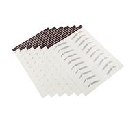 VALICLUD 6pièces Autocollants pour Sourcils Réutilisables ni Encre Déborder Facile à Appliquer du Poil Naturel