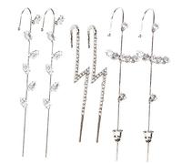 VALICLUD 6pièces Boucles Oreilles Clip Avec Bijoux Pour Femmes Non Piercing Accessoires Élégants Pour Anniversaire Et Saint-valentin