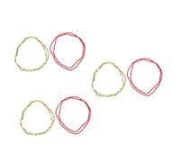 VALICLUD 6pièces Chaîne De Double-string Pour Bikini Perles Pour Ventre Bijoux Colorés Pour Plage Accessoire Féminin