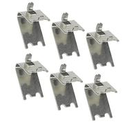 VALICLUD 6Pièces Clips Étagère de Réfrigérateur Crochets de Support Inoxydable pour Congélateur Installation Facile et Sécurisée Organisateur Pratique